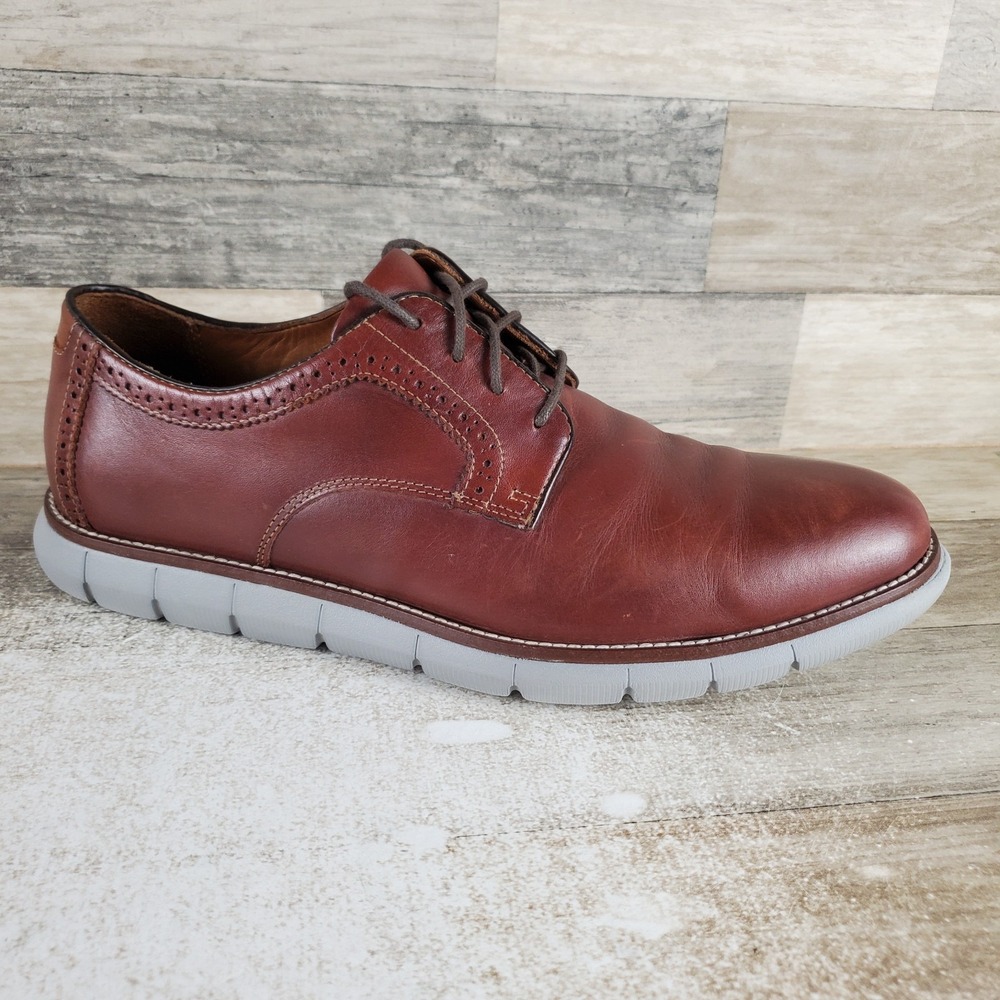 Cole Haan Washington Grand Laser Mens‎ Wingtip Oxford Sz 11.5 M Brown Lace Up